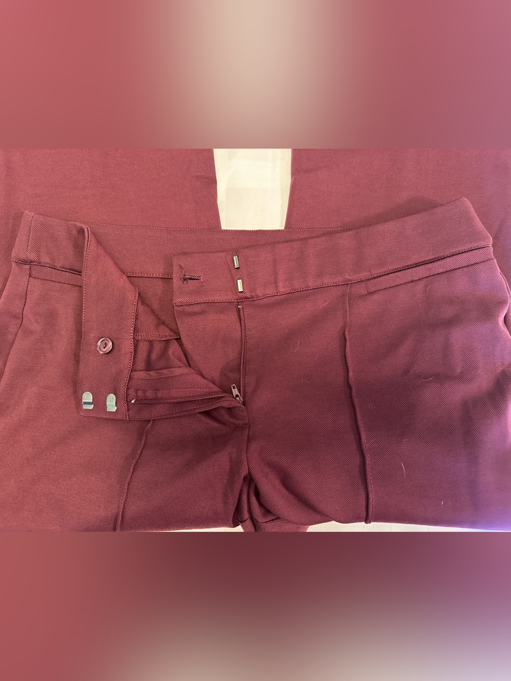 Lane Bryant Maroon Boot Cut Ponte Pants - Picture 4 of 9